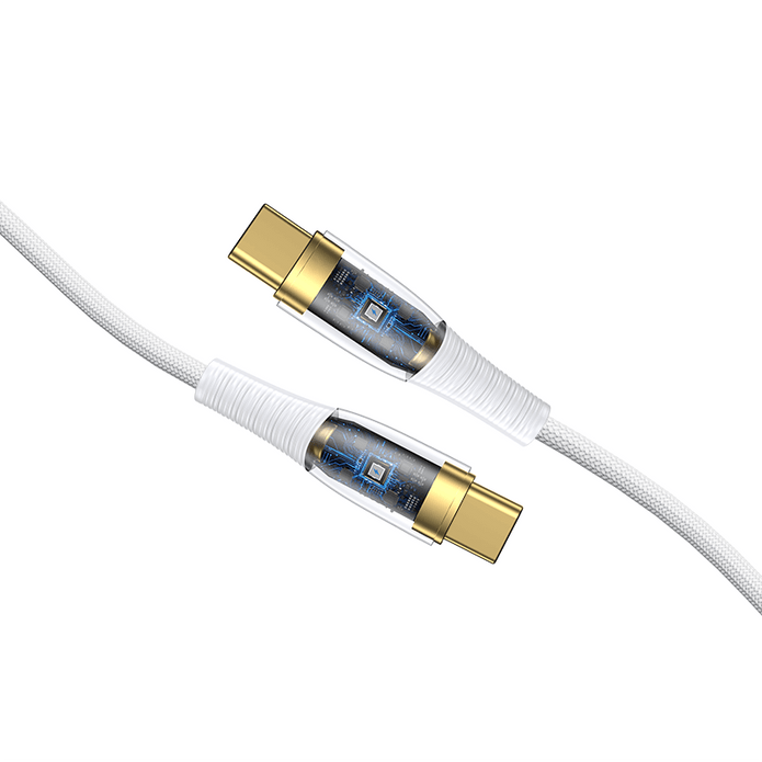Oneday AA01 65W Type-c to Type-c and 30W Type-c to IPH 120cm  Fast Charging Data Cable