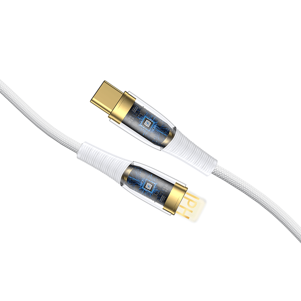 Oneday AA01 65W Type-c to Type-c and 30W Type-c to IPH 120cm  Fast Charging Data Cable