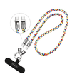 AA08 60W T-ypec to T-ypec/30W T-ypec to IPH 120cm necklace fast charging data cable
