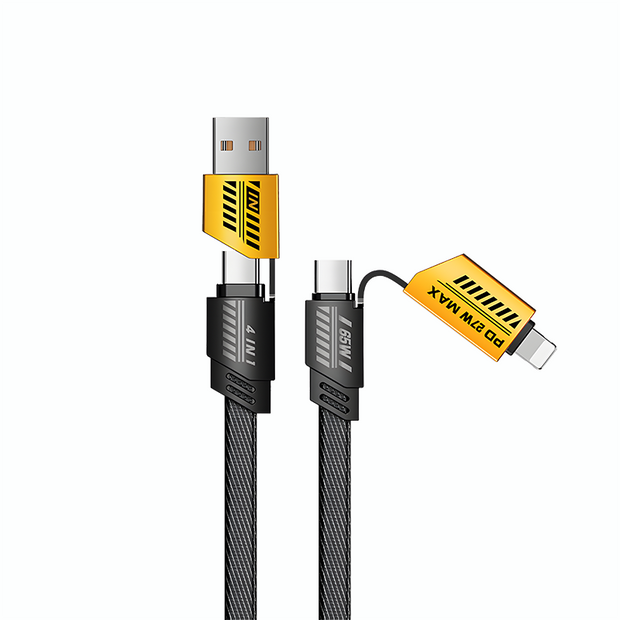 Oneday Customize AA14 4 in 1 Alluminum 120cm  fast charging data cable