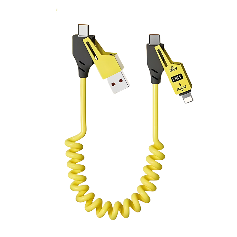 Oneday customize AA15 4 in 1 Alluminum 120cm  fast charging data cable