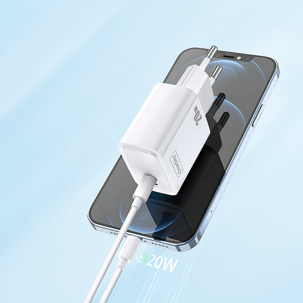 Customizable Oneday AC01 EU/US/UK  20W T-ypec +  IPH  Dual Port Charger Super Adapter Fast Charging Wall Cell Phone Charger