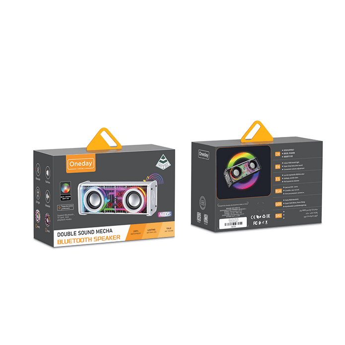 Oneday AE05 Multi-colour light LED Double sound mecha Bluetooth speaker