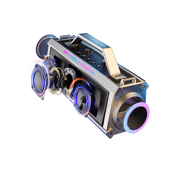 Oneday AE07 Portable KTV dual microphone  Blue tooth speaker