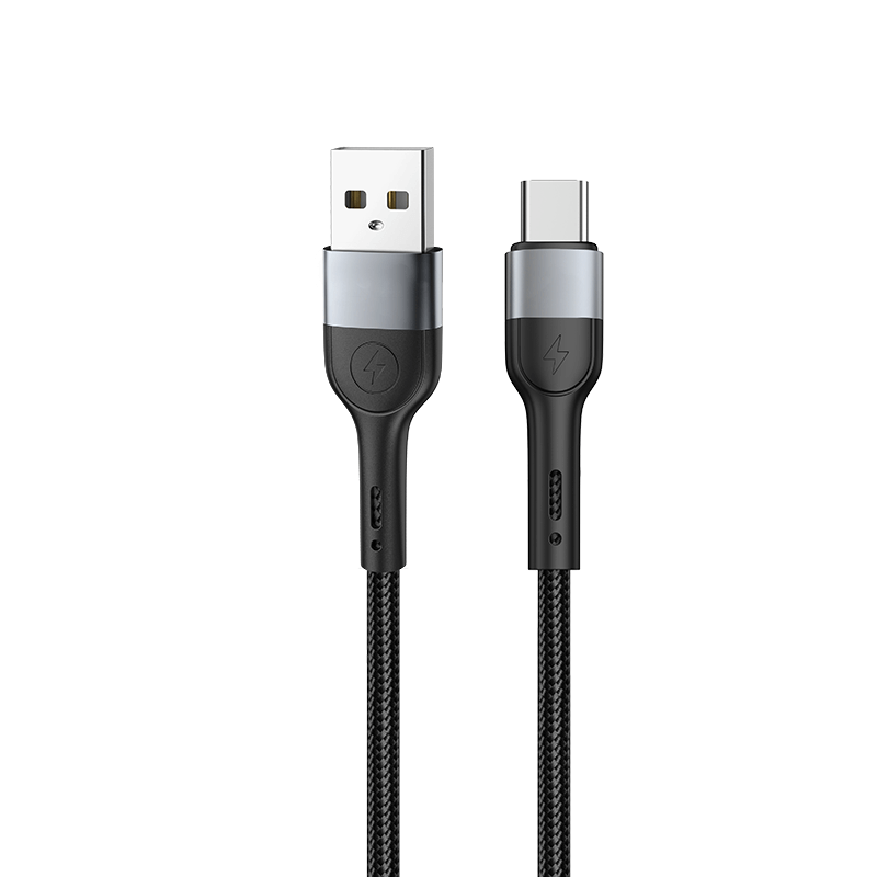 DA01 USB to T-ypec /USB to IPH 60W T-ypec to T-ypec /30W T-ypec to IPH 100cm alluminum & braid charging data cable
