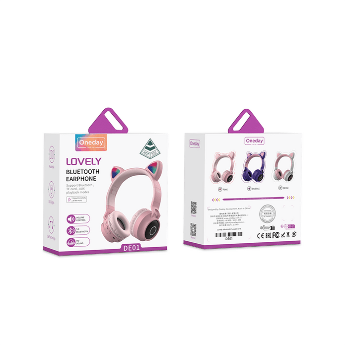 Oneday DE01 Lovely Blue tooth headphone