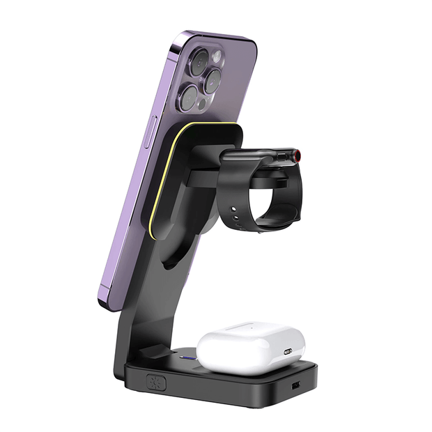 Oneday DQ06 15W 3 IN 1 Stand Wireless charger