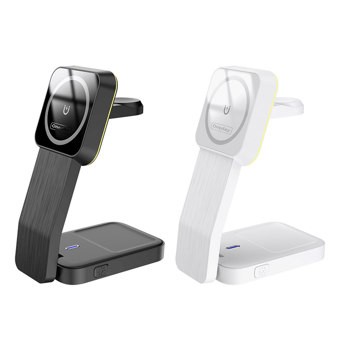 Oneday DQ06 15W 3 IN 1 Stand Wireless charger