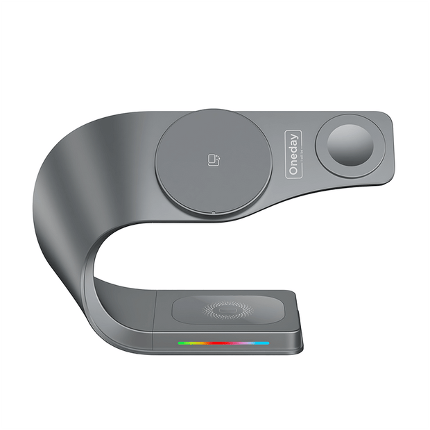 DQ07 Madison 3 in 1 15W  Stand Wireless charger