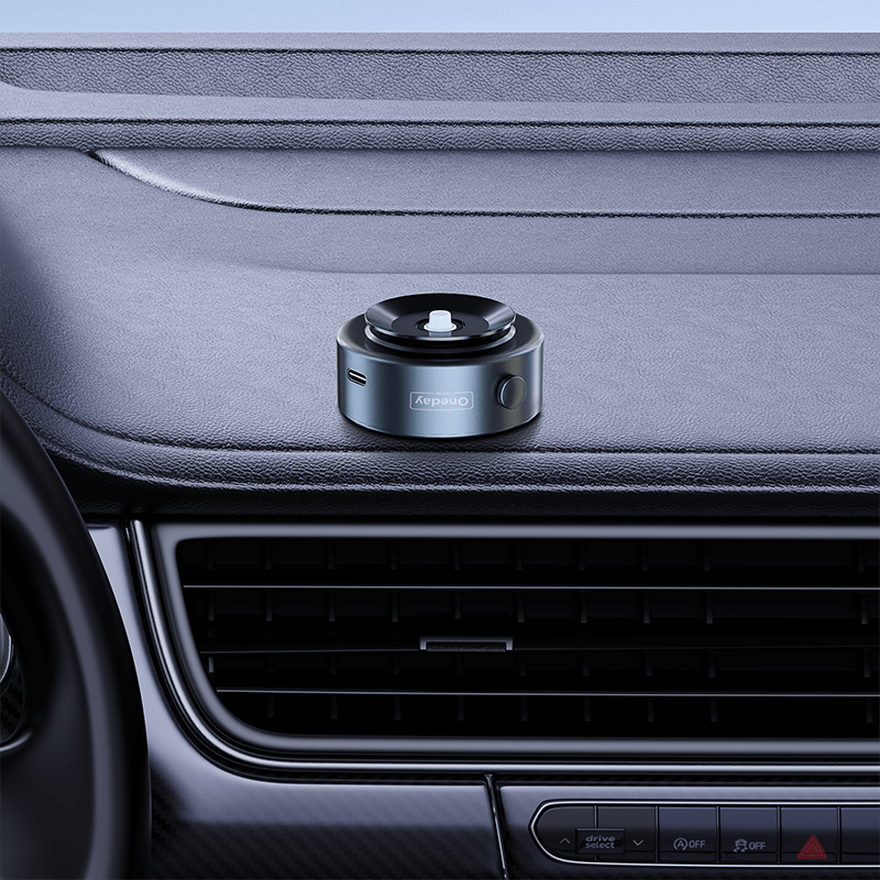 Oneday DW01 Automatic suction  magnetic wireless car charger For glass in car