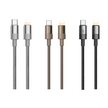 EA05 60W T-ypec to T-ypec /30W T-ypec to IPH 100cm braid fast charging data cable