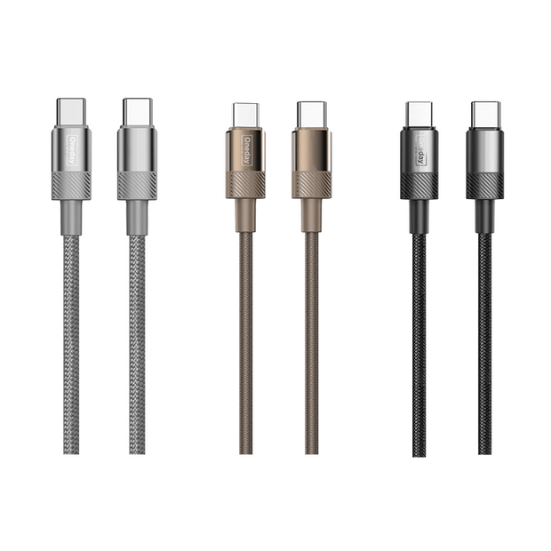 EA05 60W T-ypec to T-ypec /30W T-ypec to IPH 100cm braid fast charging data cable