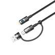 EA07 Max 60W 2 in 1 / Max 30W 2 in 1  Digital fast charging cable