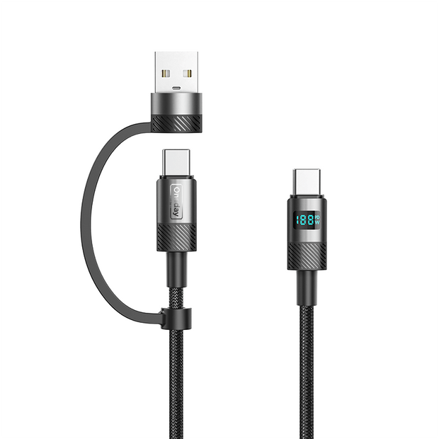 EA07 Max 60W 2 in 1 / Max 30W 2 in 1  Digital fast charging cable