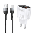 Customizable Oneday EC01 EU/US 25W USB + T-ypec Dual Port GaN Charger Wall Cell Phone Charger with cable