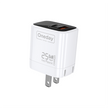 Customizable Oneday EC01 EU/US 25W USB + T-ypec Dual Port GaN Charger Wall Cell Phone Charger with cable