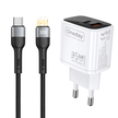 Custom Oneday EC03 45W Dual Port USB + T-ypec GaN Charger with EU Plug Fast Charging Adapters & Chargers