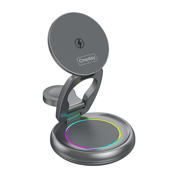 Oneday EQ05 Ryana 15W 3 IN 1 Foldable  Wireless charger
