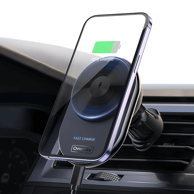 Oneday EW04  Magnetic Mobile fast charging car holder For outlet in car