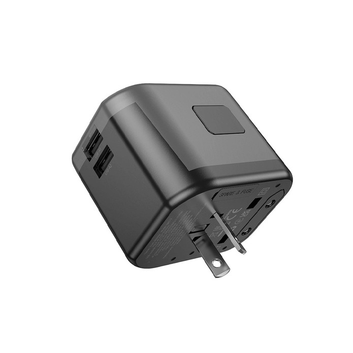 Customizable Oneday IC02 EU / US / UK 3 in 1) Multi-function Travel Adapter & Charger Super Adapter Fast Charging Wall Cell Phone Charger
