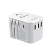 Customizable Oneday IC03 EU / US / UK 3 in 1) Multi-function Travel Adapter & Charger Super Adapter Fast Charging Wall Cell Phone Charger