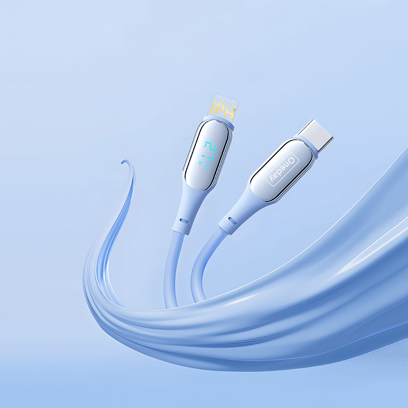 NA06 65W USB TO T-ypec/100W T-ypec TO T-ypec/27W T-ypec TO IPH 120cm silicone fast charging data cable