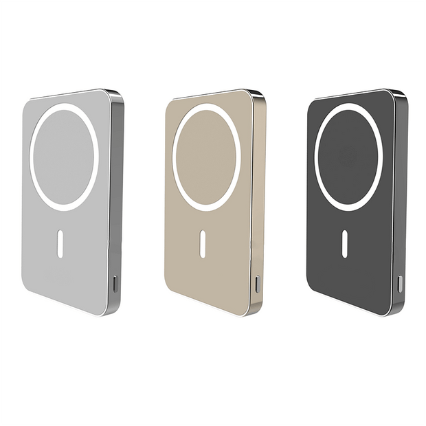 NB05 Ethan QI-15W & PD-20W 5000mah magnetic alluminum  Fast charging wireless power bank