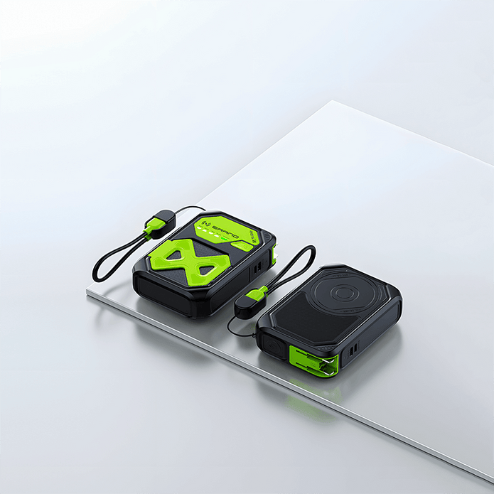 NB11 10000mah Magnetic T-ypec + IPH cable  Fast charging wireless power bank