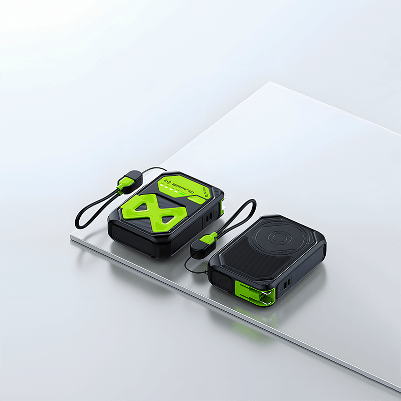 NB11 10000mah Magnetic T-ypec + IPH cable  Fast charging wireless power bank