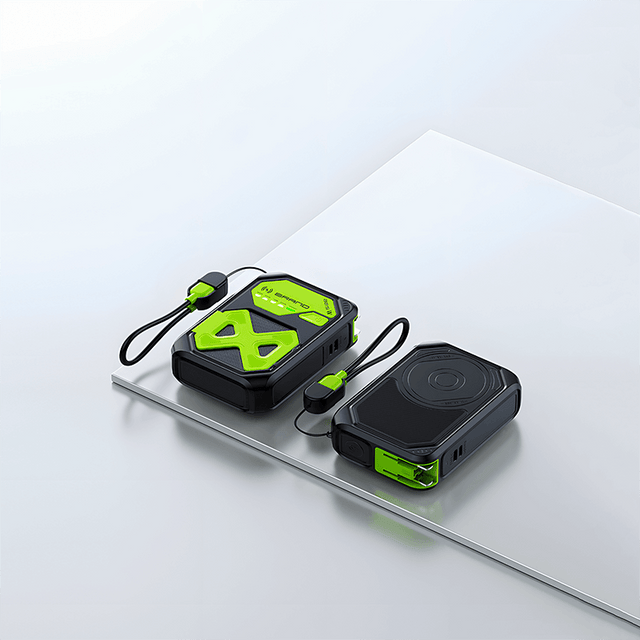 NB11 10000mah Magnetic T-ypec + IPH cable  Fast charging wireless power bank