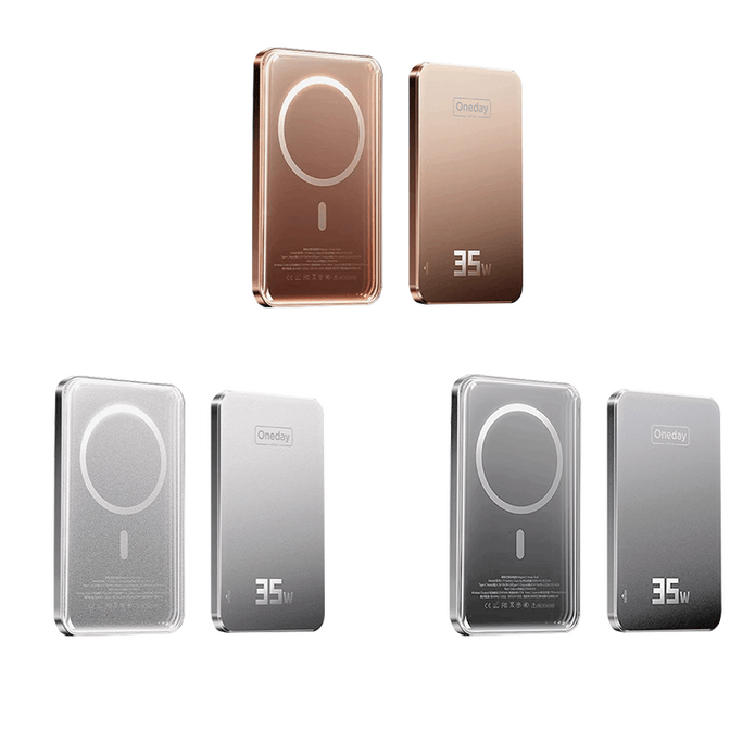 NB13 Wana QI-15W & PD-20W 5000mah magnetic alluminum  Fast charging wireless power bank