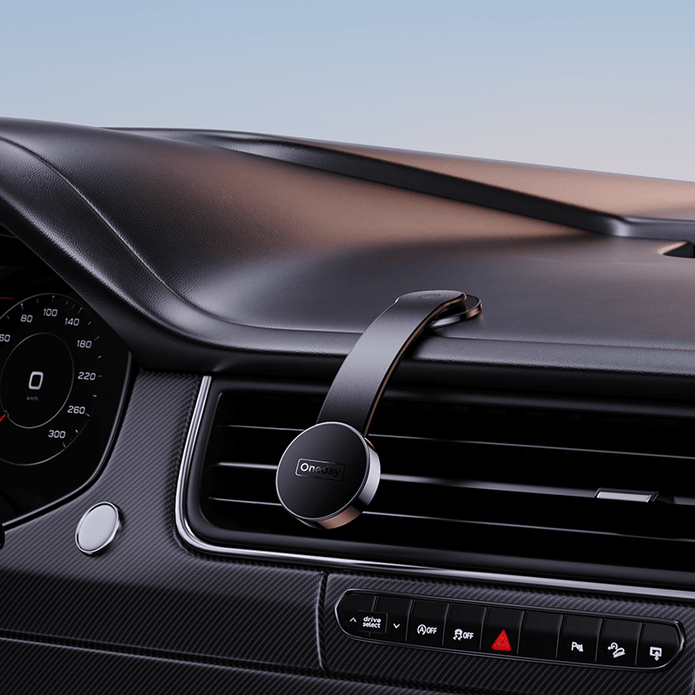 Oneday Customized NH08 Waterfall aluminum memory Suction car holder