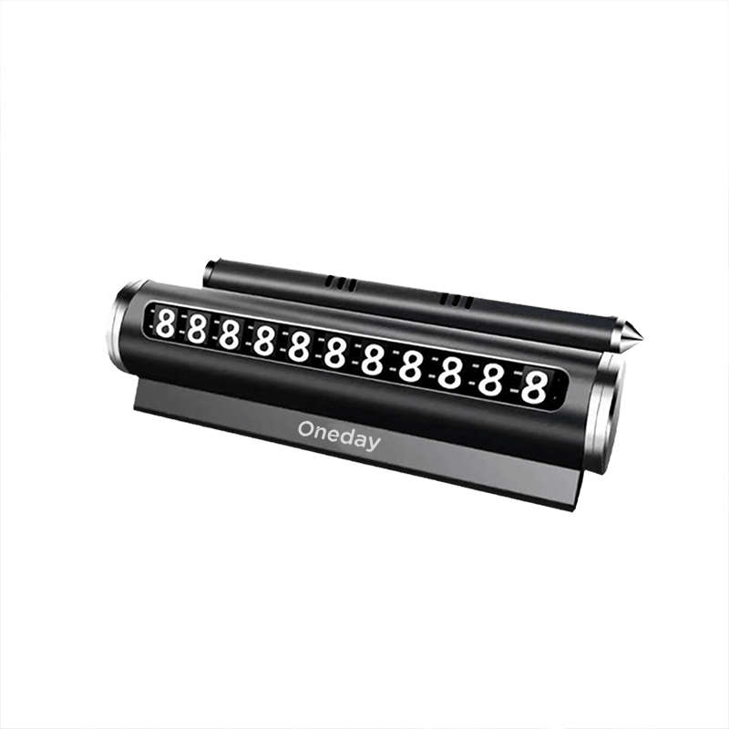 Oneday Customized NR02  Metal car number  with glass breaker