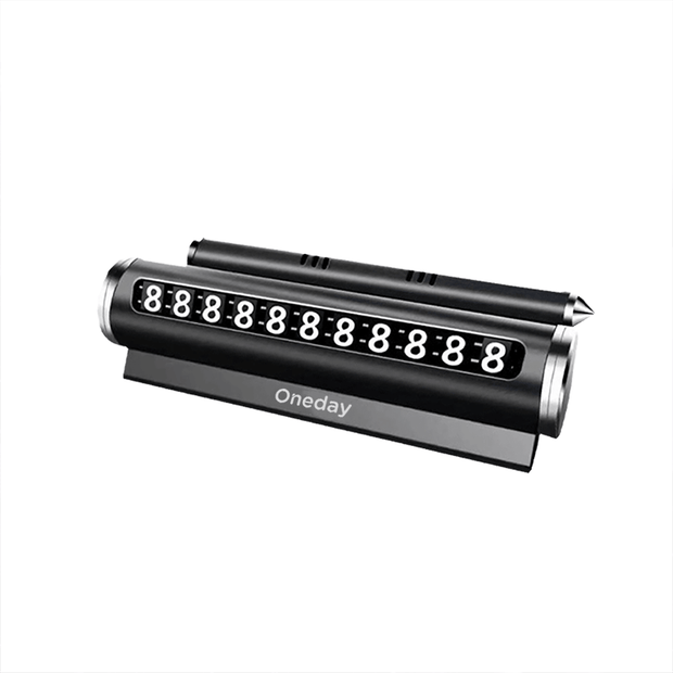 Oneday Customized NR02  Metal car number  with glass breaker