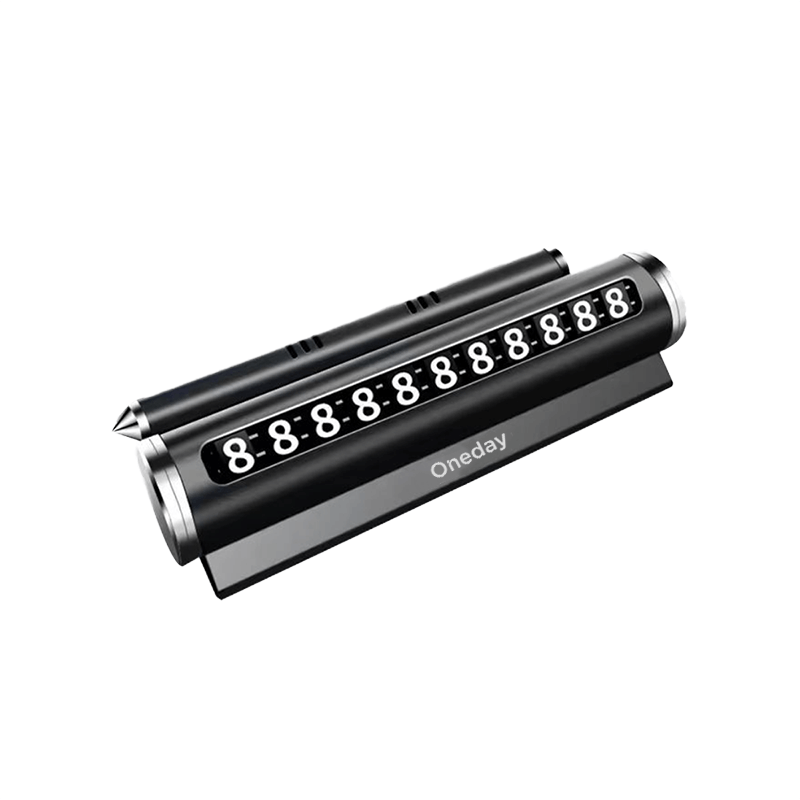 Oneday Customized NR02  Metal car number  with glass breaker