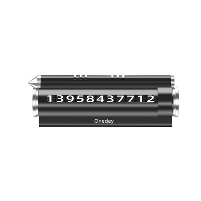 Oneday Customized NR02  Metal car number  with glass breaker