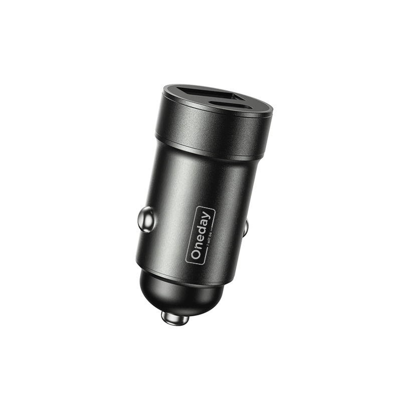 Oneday Customized NR04 QC3.0 USB + USB dual port fast car charger