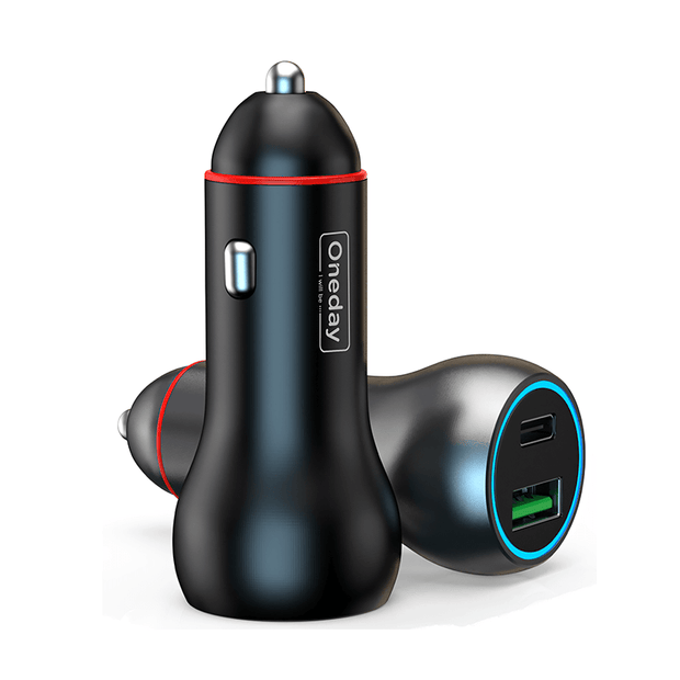 Oneday Customized NR07 48W USB + Type-c  dual port fast car charger