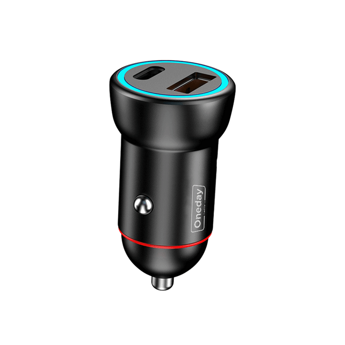 Oneday Customized NR09 48W USB +  TYPEC  dual port fast car charger