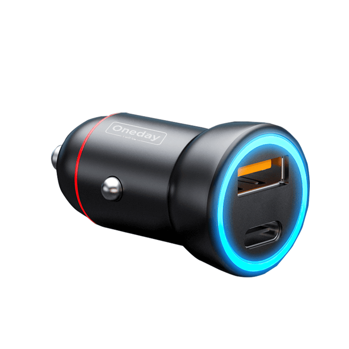 Oneday Customized NR09 48W USB +  TYPEC  dual port fast car charger