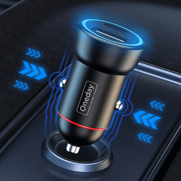Oneday Customized NR09 48W USB +  TYPEC  dual port fast car charger