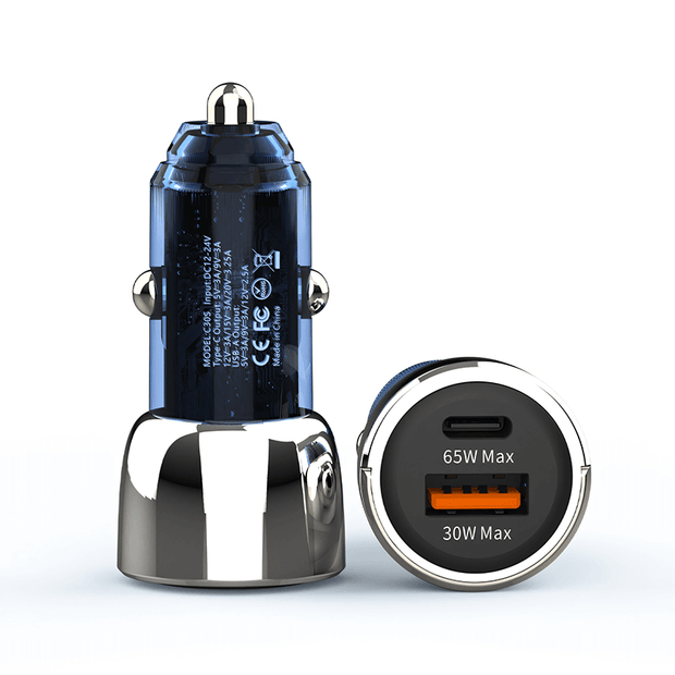Oneday Customized NR12 95W USB + Type-c  dual port fast car charger