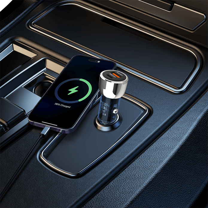Oneday Customized NR12 95W USB + Type-c  dual port fast car charger