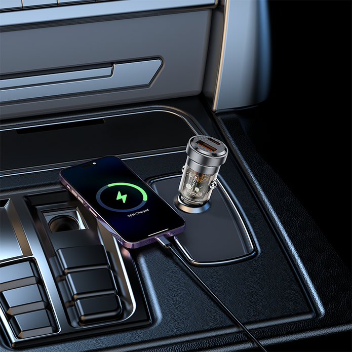 Oneday Customized NR17 45W USB + TYPEC  dual port car charger