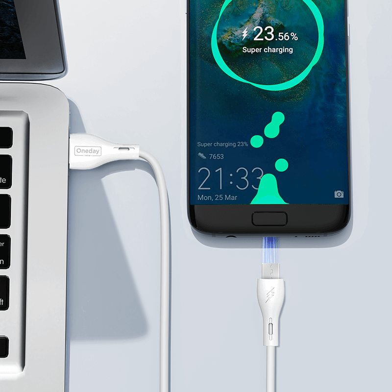 OA02 USB to MICRO 100cm/USB to T-ypec charging data cable