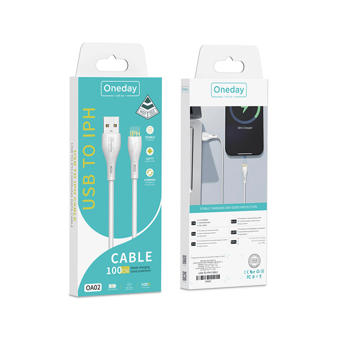 OA02 USB to MICRO 100cm/USB to T-ypec charging data cable