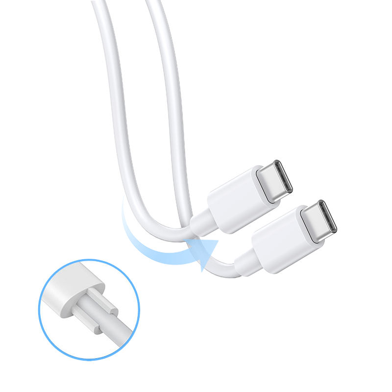 OA03 22.5W USB to T-ypec/65W T-ypec to T-ypec 100cm pvc charging data cable