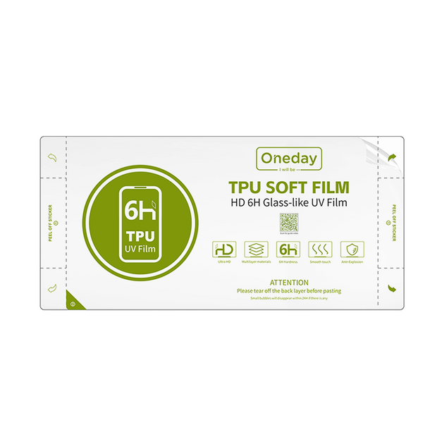 OAF002 HD 6H Glass-like UV film (25PCS / BOX)