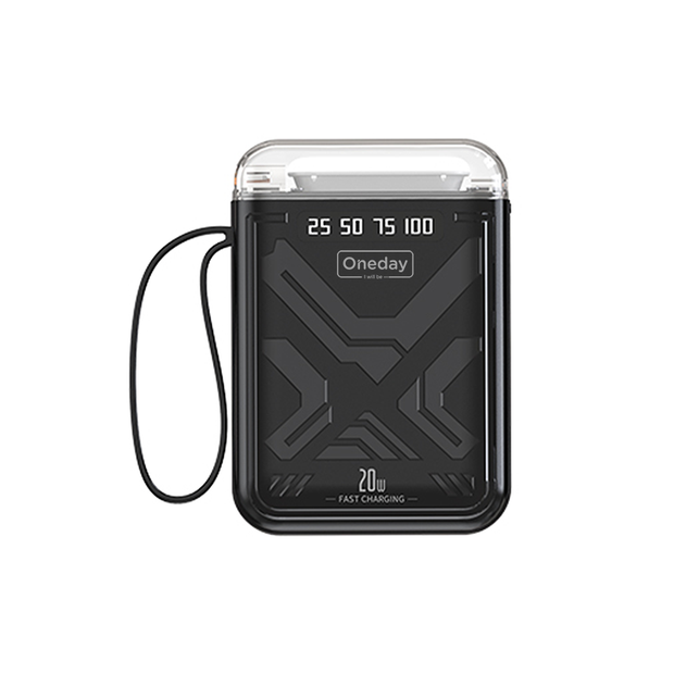 OB03 10000MAH  T-ypec +IPH +MICRO cable Fast charging power bank