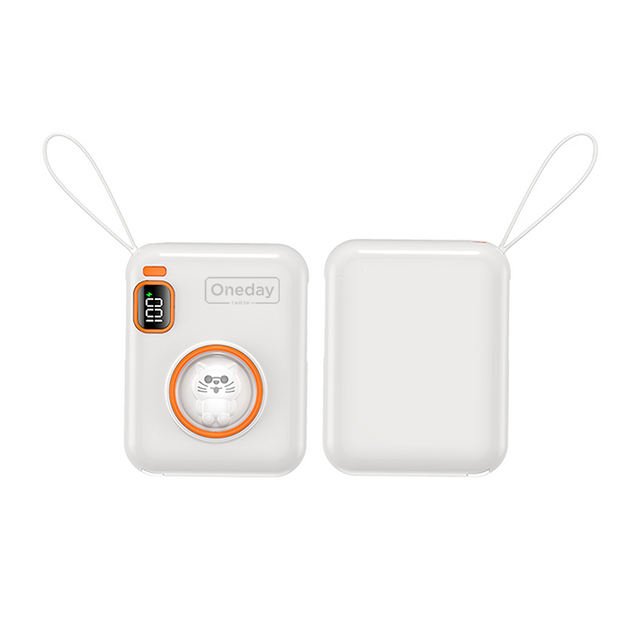 Oneday Customized OB08 10000MAH 66W  TYPEC + IPH cable  Fast charging power bank